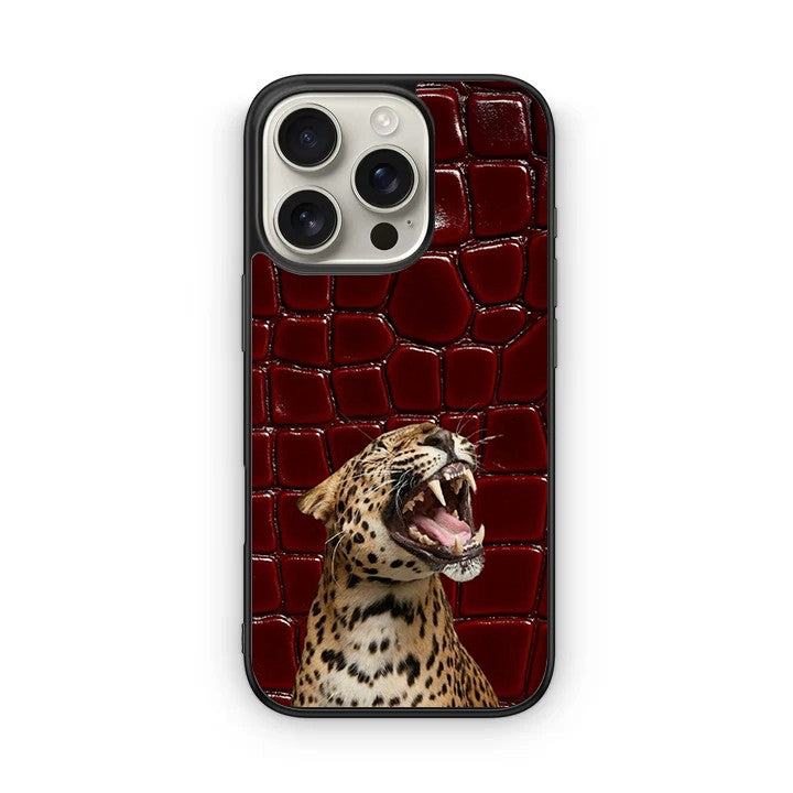 Jaguar Red Leather