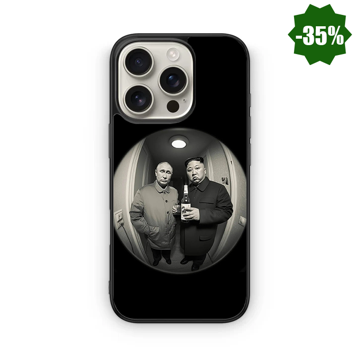 Friends at the front door