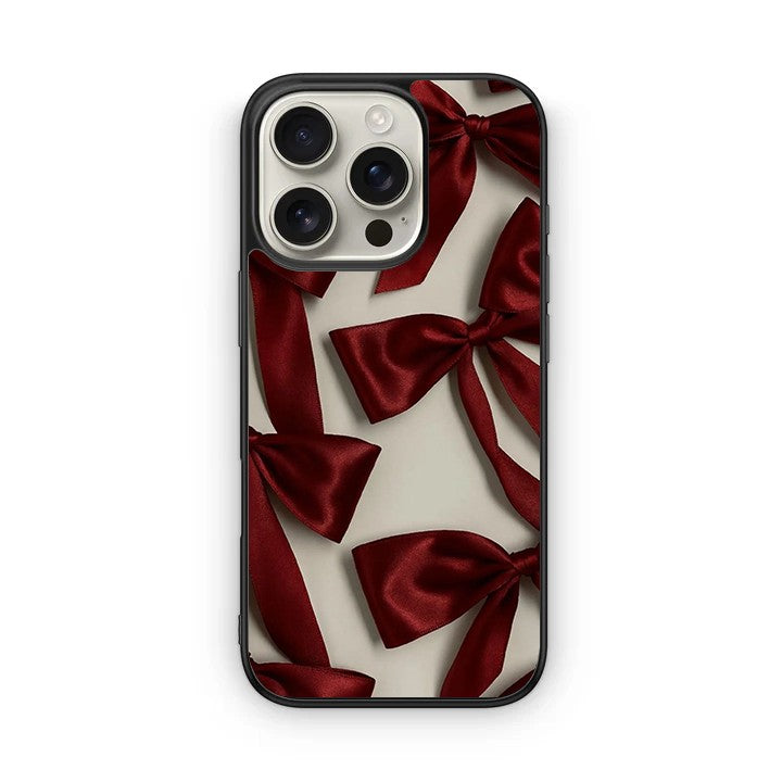 Wine Red Bows